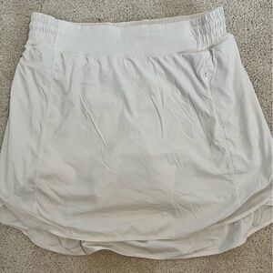 White Lululemon Athletic Skort